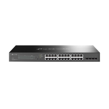 TPLSW044113 TP-LINK Omada Switch 24 ports PoE+ 10 100 1000 Mbps + 4 emplacements SFP 1 Gigabit