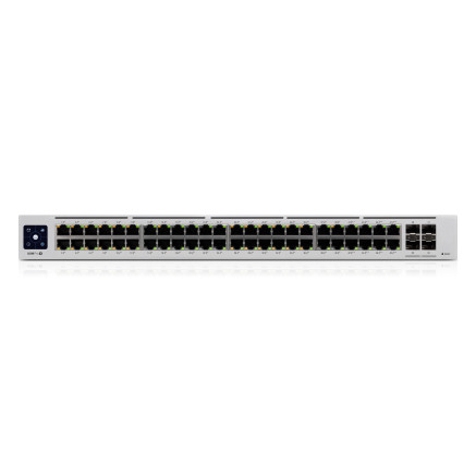 UBISW037344 UBIQUITI UniFi Switch PoE 48 ports 10 100 1000 (40 PoE+ 8 PoE++) + 4 ports SFP+ dédiés