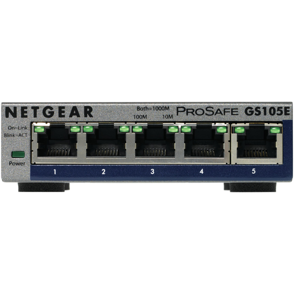 NETSW034318 GS105E Switch 5p Gigabit boîtier métal NETSW034318 GS105E Switch 5p Gigabit boîtier métal