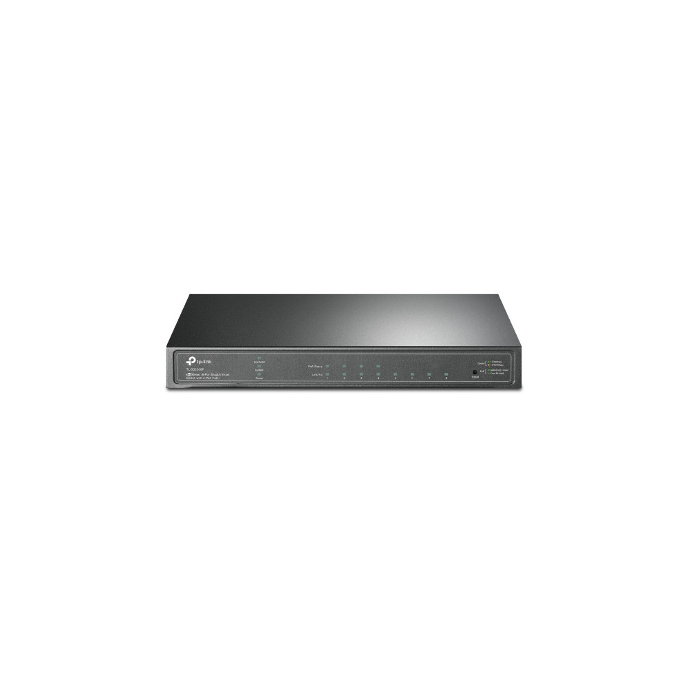 TPLSW036493 TP-LINK Switch 8 ports 10 100 1000 Mbps dont 4 PoE (Budget 62 W) TPLSW036493 TP-LINK Switch 8 ports 10 100 1000 Mbps dont 4 PoE (Budget 62 W)
