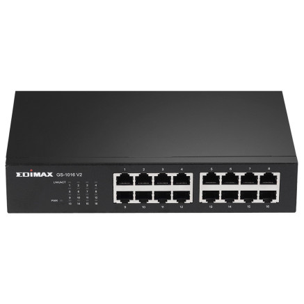 EDISW037386 GS-1016 V2 Switch 16p Gigabit rackable