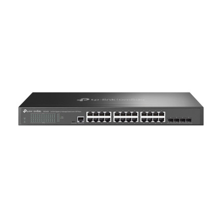 TPLSW039111 TP-LINK Omada Switch 24 ports Gigabit 10 100 1000 Mbps + 4 emplacements SFP