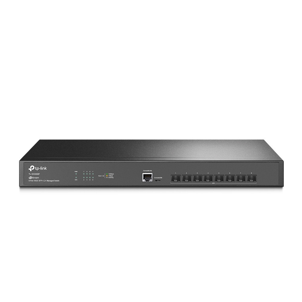 TPLSW039504 TP-LINK Switch 8 ports SFP+ 10 Gigabit TPLSW039504 TP-LINK Switch 8 ports SFP+ 10 Gigabit