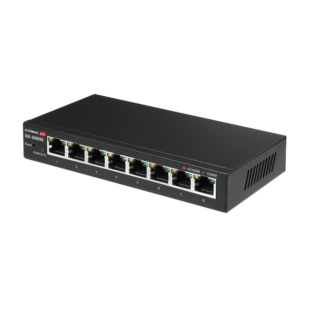 EDISW039640 GS-5008E Switch 8p GbE WebSmart