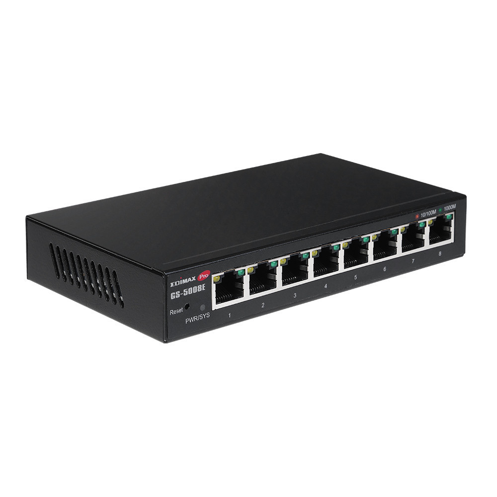 EDISW039640 GS-5008E Switch 8p GbE WebSmart