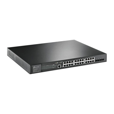 TPLSW039805 TP-LINK Omada Switch 24 ports 10 100 1000 PoE+ (384W) + 4 x 10 Gigabit emplacement SFP+
