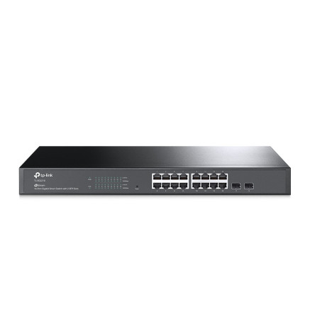TPLSW040315 TP-LINK Omada Switch 16 ports Gigabit 10 100 1000 Mbps + 2 emplacements SFP