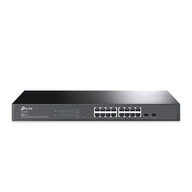 TPLSW040315 TP-LINK Omada Switch 16 ports Gigabit 10 100 1000 Mbps + 2 emplacements SFP