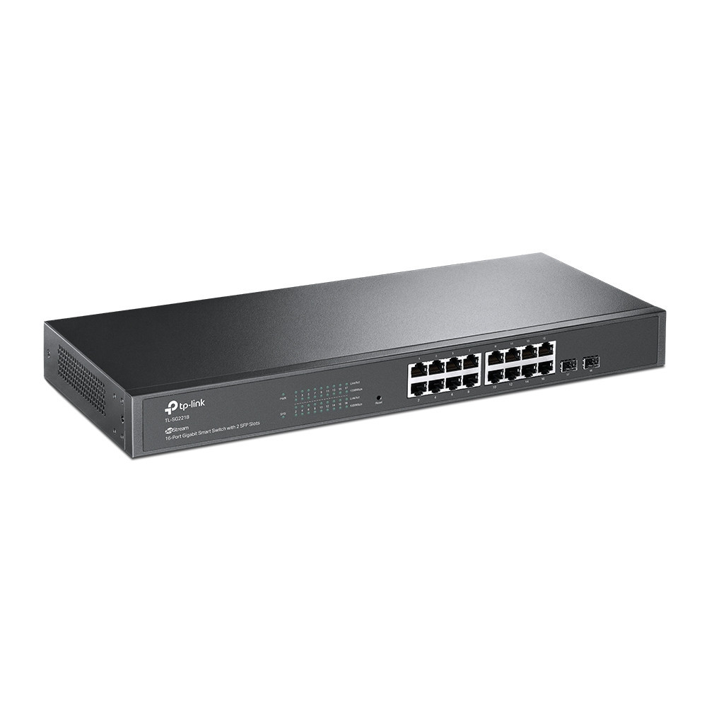 TPLSW040315 TP-LINK Omada Switch 16 ports Gigabit 10 100 1000 Mbps + 2 emplacements SFP