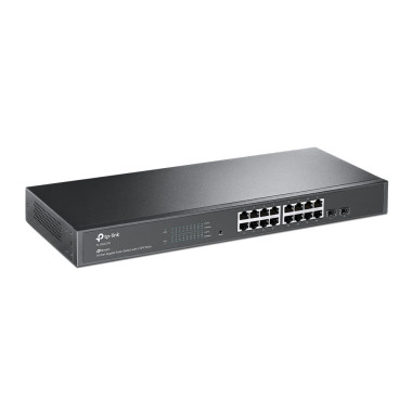 TPLSW040315 TP-LINK Omada Switch 16 ports Gigabit 10 100 1000 Mbps + 2 emplacements SFP