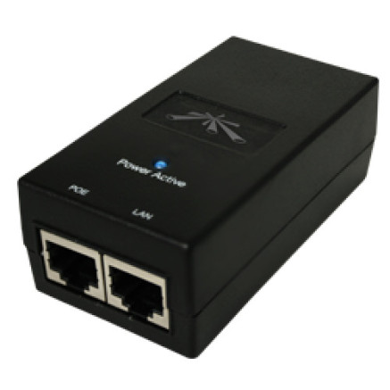 UBIAL034433 UBIQUITI Injecteur PoE 24 V 12W avec port LAN Gigabit