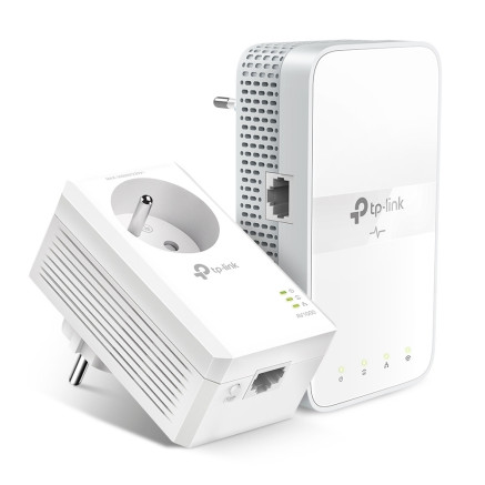 TPLWI037550 TP-LINK Kit de 2 adaptateurs CPL 1000 Mbps + Wi-Fi AC1200 avec 1 port Gigabit Ethernet