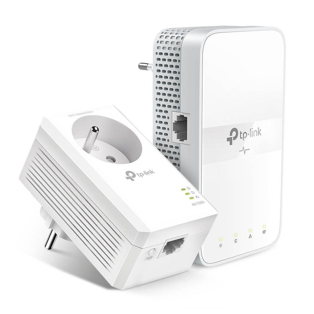 TPLWI037550 TP-LINK Kit de 2 adaptateurs CPL 1000 Mbps + Wi-Fi AC1200 avec 1 port Gigabit Ethernet