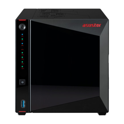 ASTBT042470 AS5404T NAS 4 baies 2.0 2.9 GHz QC 4Go - 2 LAN 2.5GbE - USB3.2 - 4 slots M.2 NVM