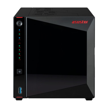 ASTBT042470 AS5404T NAS 4 baies 2.0 2.9 GHz QC 4Go - 2 LAN 2.5GbE - USB3.2 - 4 slots M.2 NVM