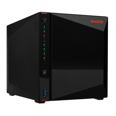 ASTBT042470 AS5404T NAS 4 baies 2.0 2.9 GHz QC 4Go - 2 LAN 2.5GbE - USB3.2 - 4 slots M.2 NVM