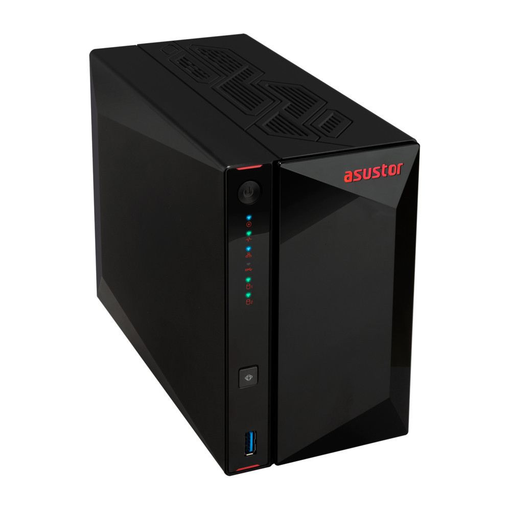 ASTBT042469 AS5402T NAS 2 baies 2.0 2.9 GHz QC 4Go - 2 LAN 2.5GbE - USB3.2 - 4 slots M.2 NVM