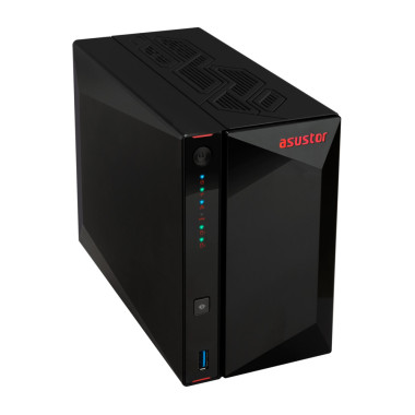 ASTBT042469 AS5402T NAS 2 baies 2.0 2.9 GHz QC 4Go - 2 LAN 2.5GbE - USB3.2 - 4 slots M.2 NVM