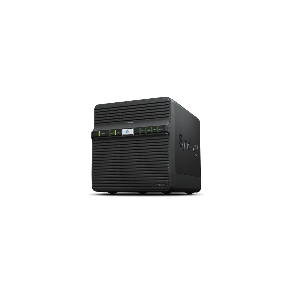 SYNBT041743 DS423 NAS 4 emp. 1.7GHz QuadCore 2Go 2x LAN GbE SYNBT041743 DS423 NAS 4 emp. 1.7GHz QuadCore 2Go 2x LAN GbE