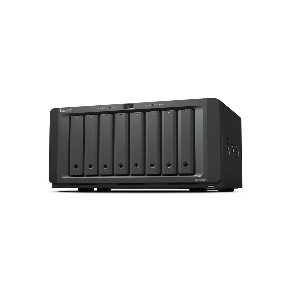 SYNBT041227 DS1823XS+ NAS 8 emp. 3.33 3.6GHz QuadCore 8Go 2x LAN GbE + 1x 10GbE USB3 SYNBT041227 DS1823XS+ NAS 8 emp. 3.33 3.6GHz QuadCore 8Go 2x LAN GbE + 1x 10GbE USB3