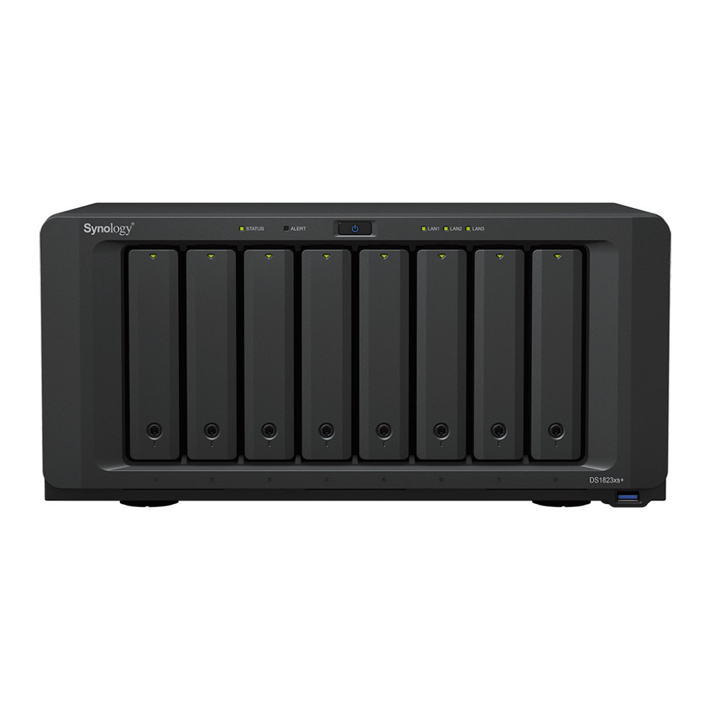 SYNBT041227 DS1823XS+ NAS 8 emp. 3.33 3.6GHz QuadCore 8Go 2x LAN GbE + 1x 10GbE USB3