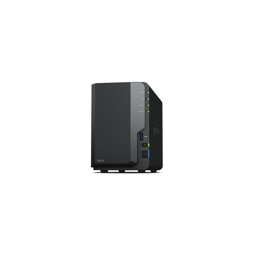 SYNBT040921 DS223 Bt NAS pour 2 DD 3.5 2.5p 1.7GHz QCore 2Go SYNBT040921 DS223 Bt NAS pour 2 DD 3.5 2.5p 1.7GHz QCore 2Go