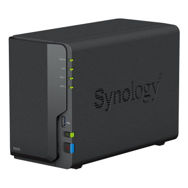 SYNBT040921 DS223 Bt NAS pour 2 DD 3.5 2.5p 1.7GHz QCore 2Go