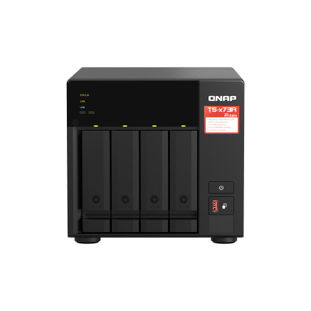 QNABT039995 TS-473A-8G NAS AMD Ryzen V1500B 8Go 4x 2.5 3.5p SATA 6G