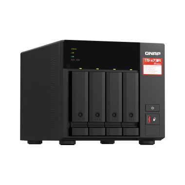 QNABT039995 TS-473A-8G NAS AMD Ryzen V1500B 8Go 4x 2.5 3.5p SATA 6G