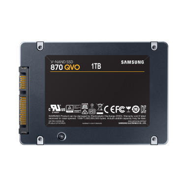 SAMDD036179 SAMSUNG 870 QVO MZ-77Q1T0BW 1 To 2,5 pouces S-ATA-6.0Gbps