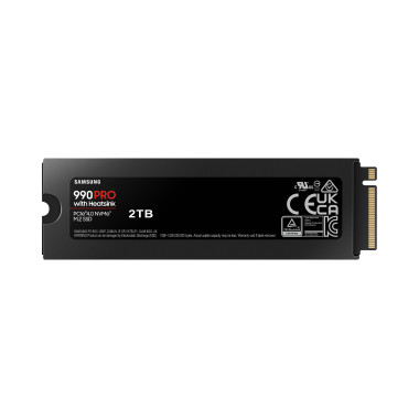 SAMDD044184 SAMSUNG 990 PRO MZ-V9P2T0GW 2To M.2 2280 PCIe 4.0 x4 NVMe + dissipateur