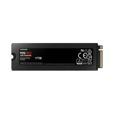 SAMDD044183 SAMSUNG 990 PRO MZ-V9P1T0GW 1To M.2 2280 PCIe 4.0 x4 NVMe + dissipateur