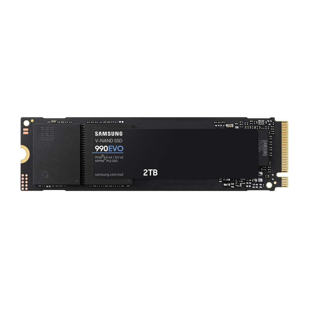 SAMDD044140 SAMSUNG 990 EVO MZ-V9E2T0BW 2To M.2 2280 PCIe 4.0 x4 5.0 x2, NVMe2.0 SAMDD044140 SAMSUNG 990 EVO MZ-V9E2T0BW 2To M.2 2280 PCIe 4.0 x4 5.0 x2, NVMe2.0