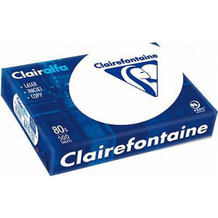 CLAPA015924 Carton de 5 Ramettes Claire Fontaine A4 80g 500f