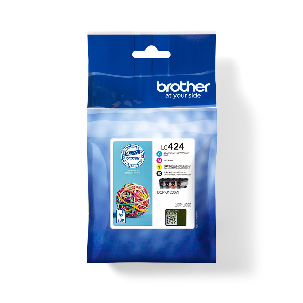 BROCO039956 Brother Multipack LC-424VAL BK+3 Couleurs BROCO039956 Brother Multipack LC-424VAL BK+3 Couleurs