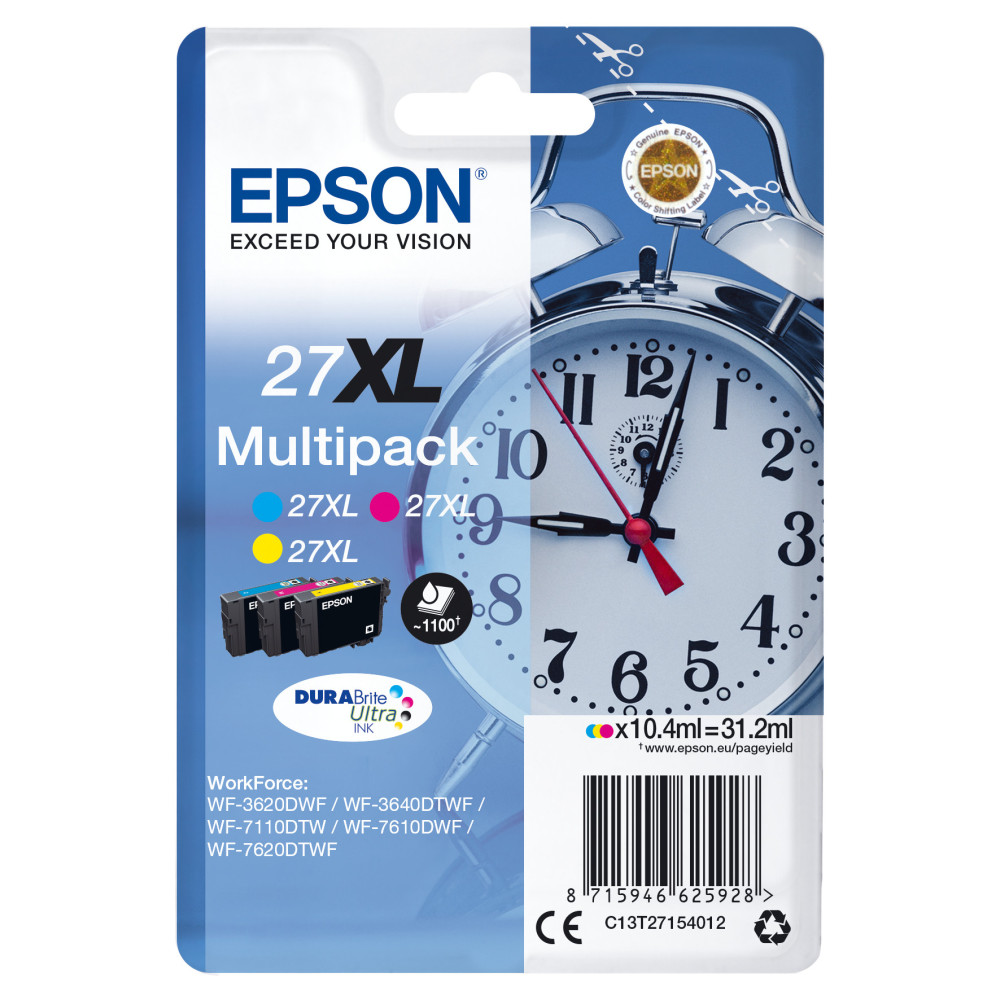 EPSCO039416 Epson Multipack 27XL CMJ EPSCO039416 Epson Multipack 27XL CMJ