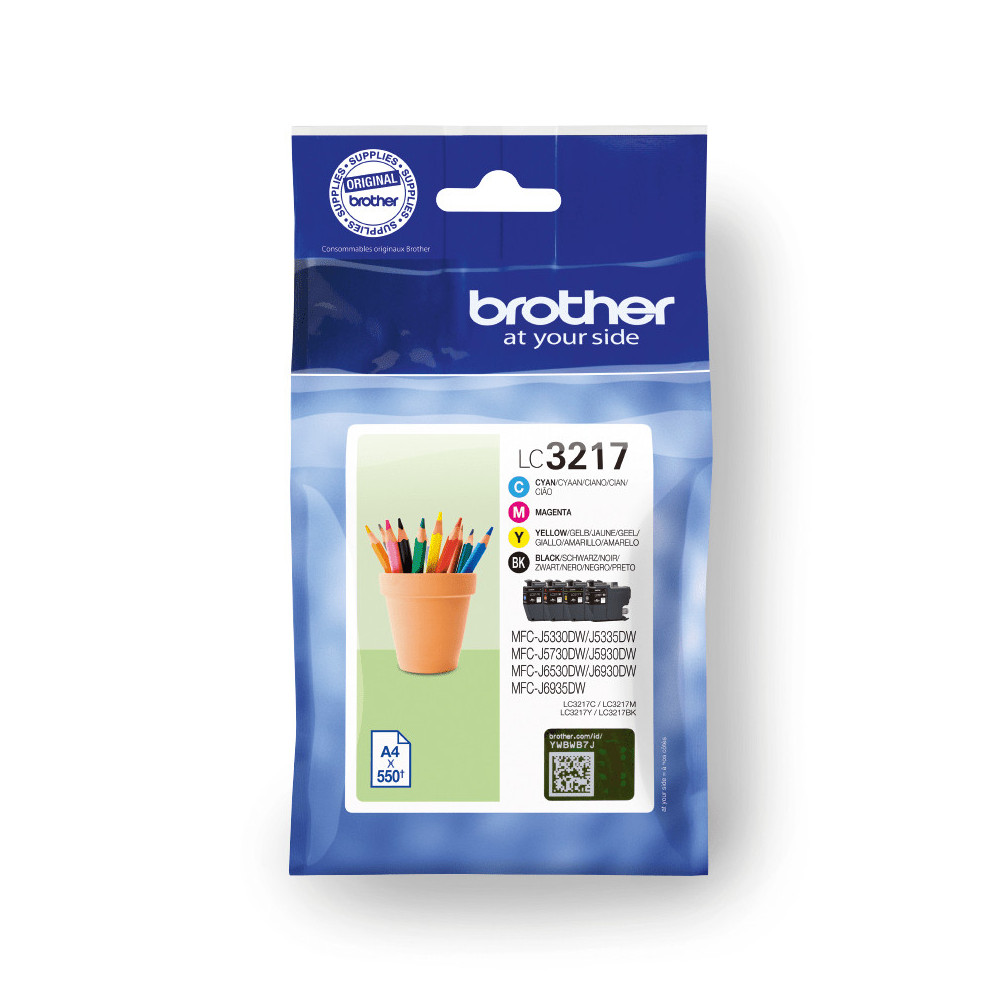 BROCO040256 Brother Encre LC-3217VAL BK, C, M, Y BROCO040256 Brother Encre LC-3217VAL BK, C, M, Y