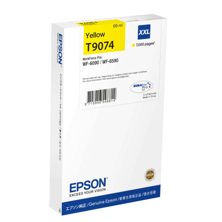 EPSCO037014 Cartouche Epson T9074 Yellow XXL