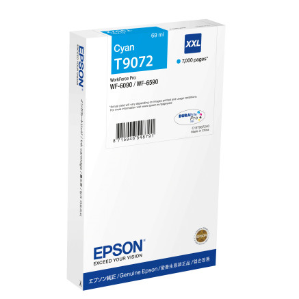 EPSCO037012 Cartouche Epson T9072 Cyan XXL