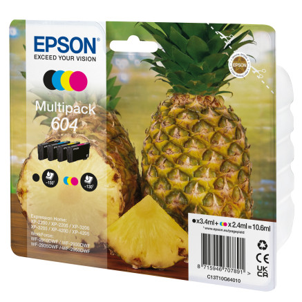 EPSCO045720 Multipack EPSON Ananas 604, BK+CMY