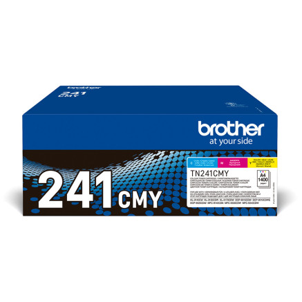 BROCO042410 Multipack Brother Toner TN-241 CMY 1400p