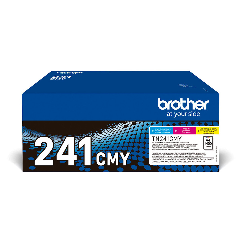 BROCO042410 Multipack Brother Toner TN-241 CMY 1400p BROCO042410 Multipack Brother Toner TN-241 CMY 1400p