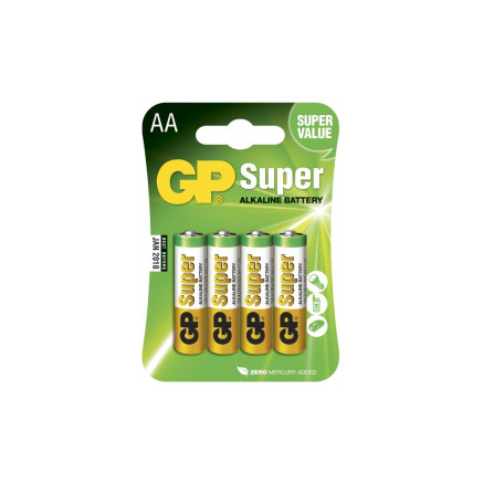 GPBCH045923 Blister 4 piles U+.Alcaline AA