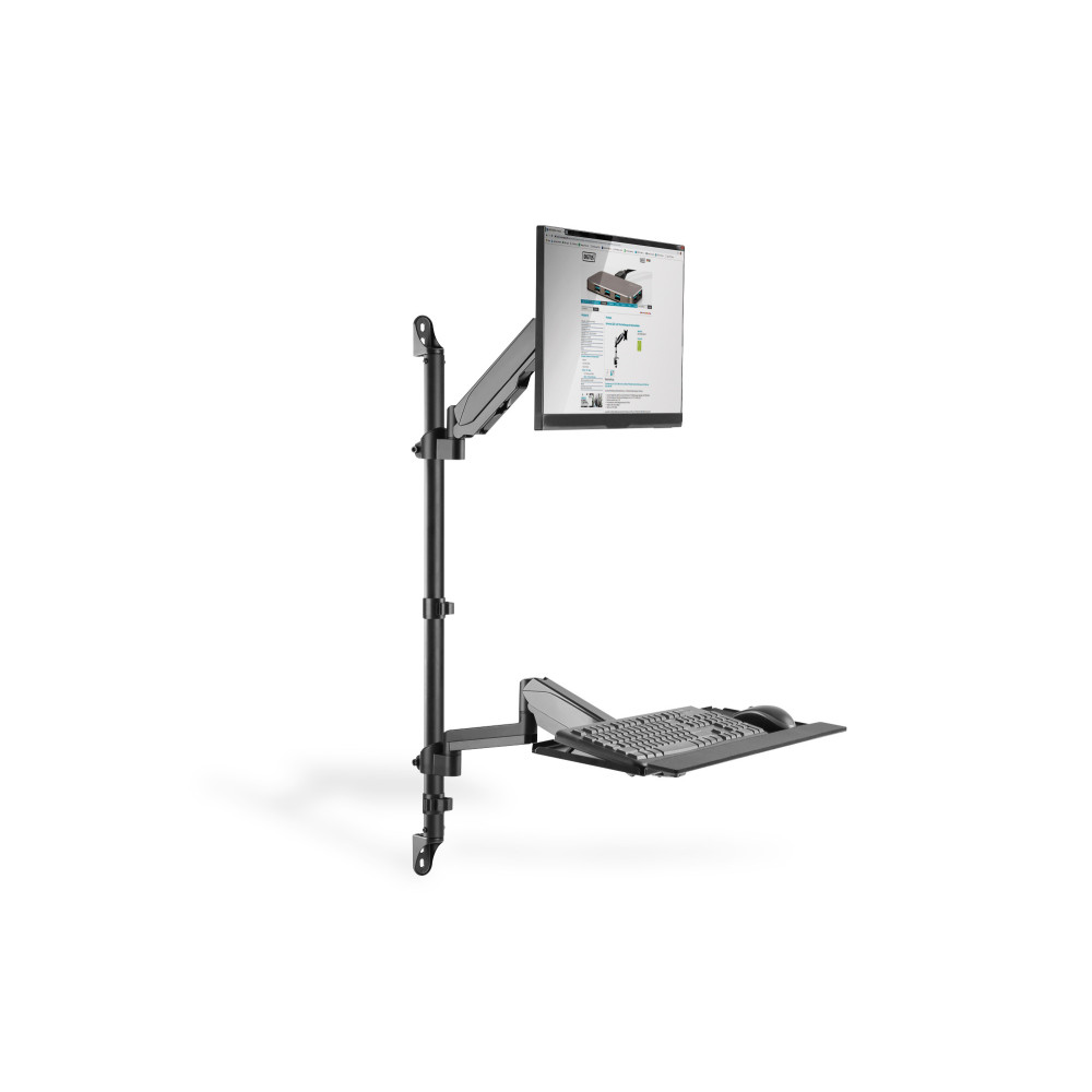 DIGEC042409 DA-90372 Support mural pour écran 17 à 32p avec tablette clavier