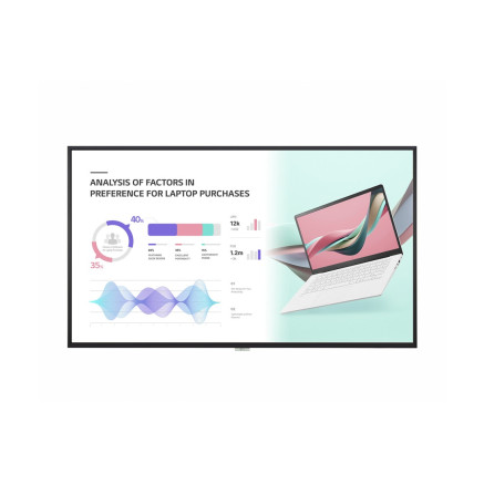 LGSEC140316 LG 65UH5J 65p UHD IPS 500cd m2 HDMI(3), DP, DVI-D, USB(2) HP 28.2kg Gar 3ans