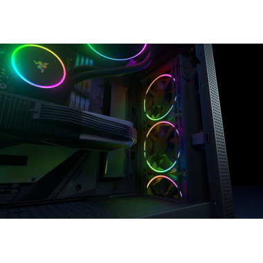 RAZVE038504 RAZER KUNAI CHROMA - 140MM - 1xVENT. - RGB - HYDRAULIQUE