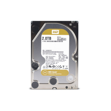 WESDD026858 WD GOLD - 3.5 - 2To - 128Mo cache - 7200T min - Sata 6Gb s - Garantie 60 mois