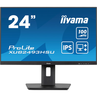 IIYEC046137 23,8p iPS FHD 1ms 300cd m² HDMI DP 2x2W 2xUSB Règlable Noir