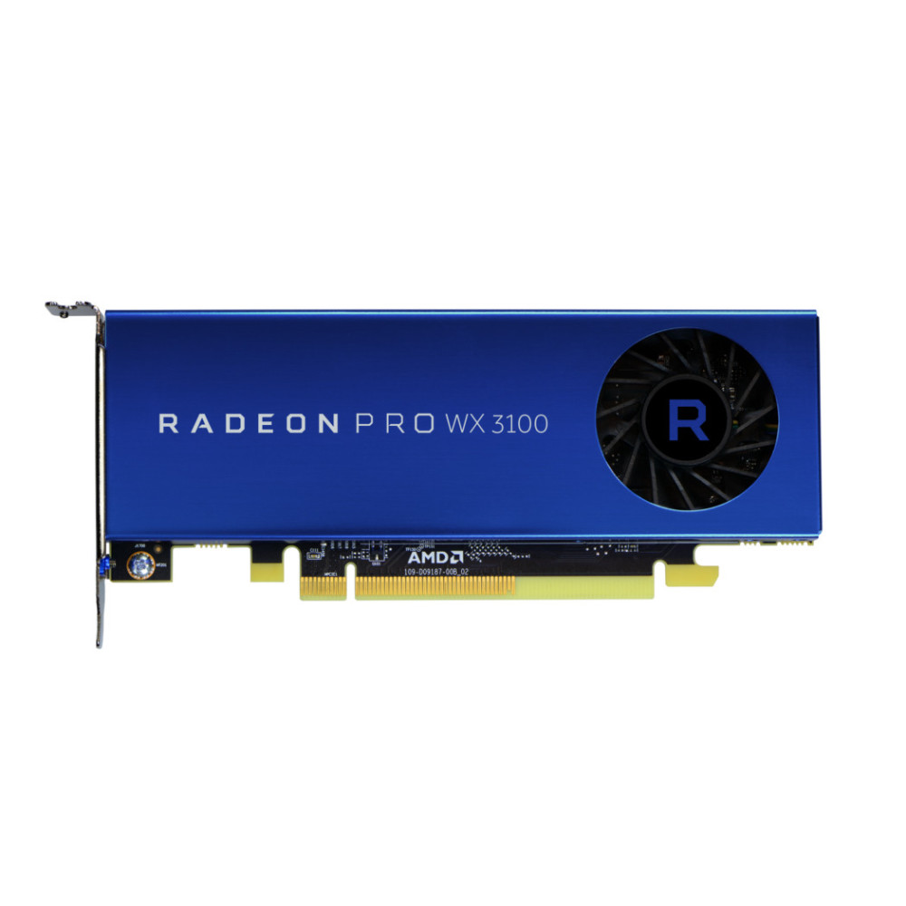 AMDCV039757 AMD RADEON PRO WX 3100 - 4GB GDDR5 - PCI-E 3.0 16X - 2XMDP DP - RETAIL AMDCV039757 AMD RADEON PRO WX 3100 - 4GB GDDR5 - PCI-E 3.0 16X - 2XMDP DP - RETAIL