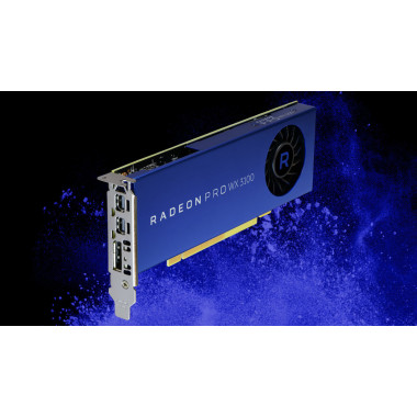 AMDCV039757 AMD RADEON PRO WX 3100 - 4GB GDDR5 - PCI-E 3.0 16X - 2XMDP DP - RETAIL